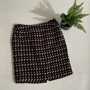 6. Loft wool mini skirt